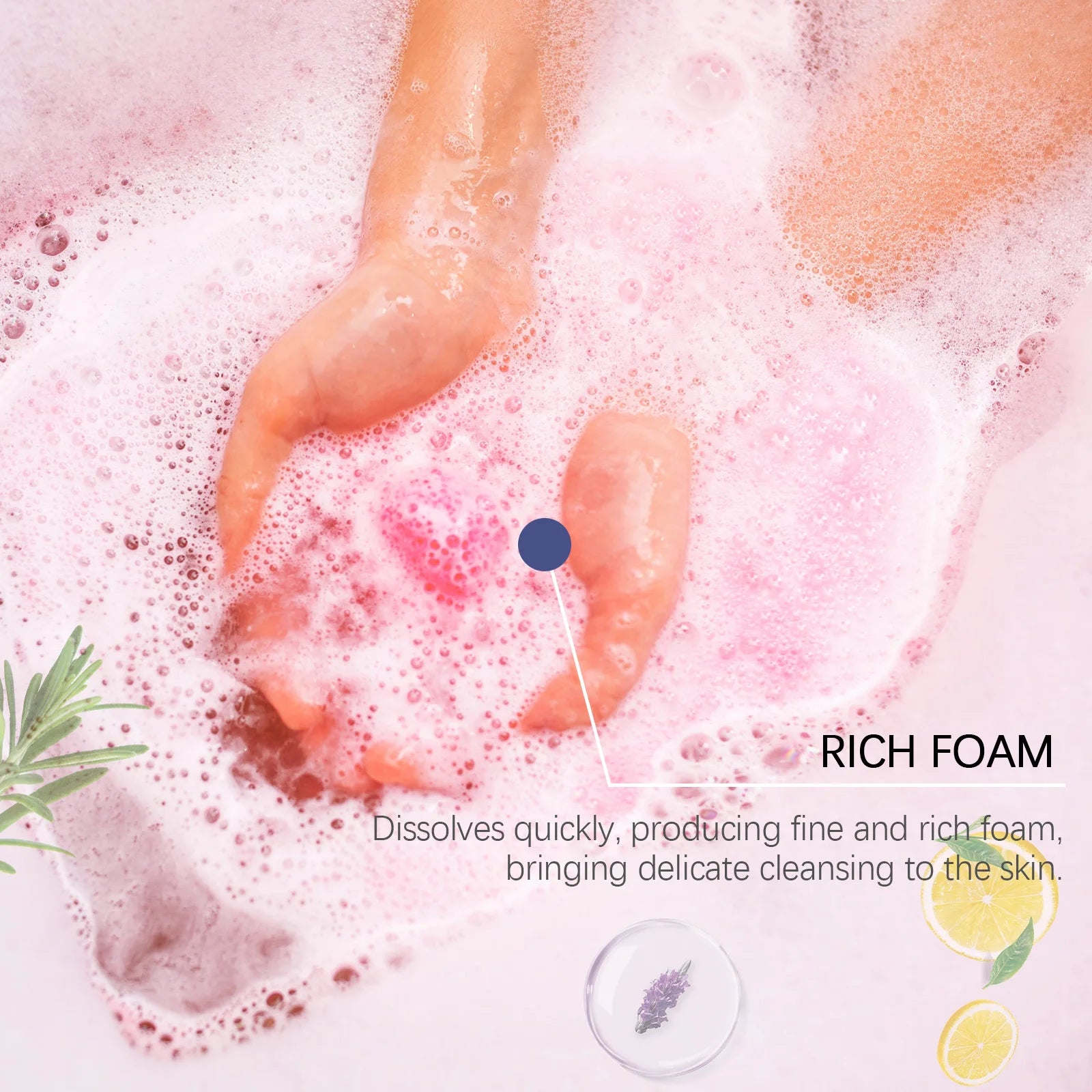 Scented Aromatherapy Bath Bombs for Skin Relaxation and Spa - 17