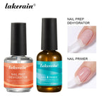 Nail Prep Dehydrator and Primer Set for Long-Lasting Gel Manicure