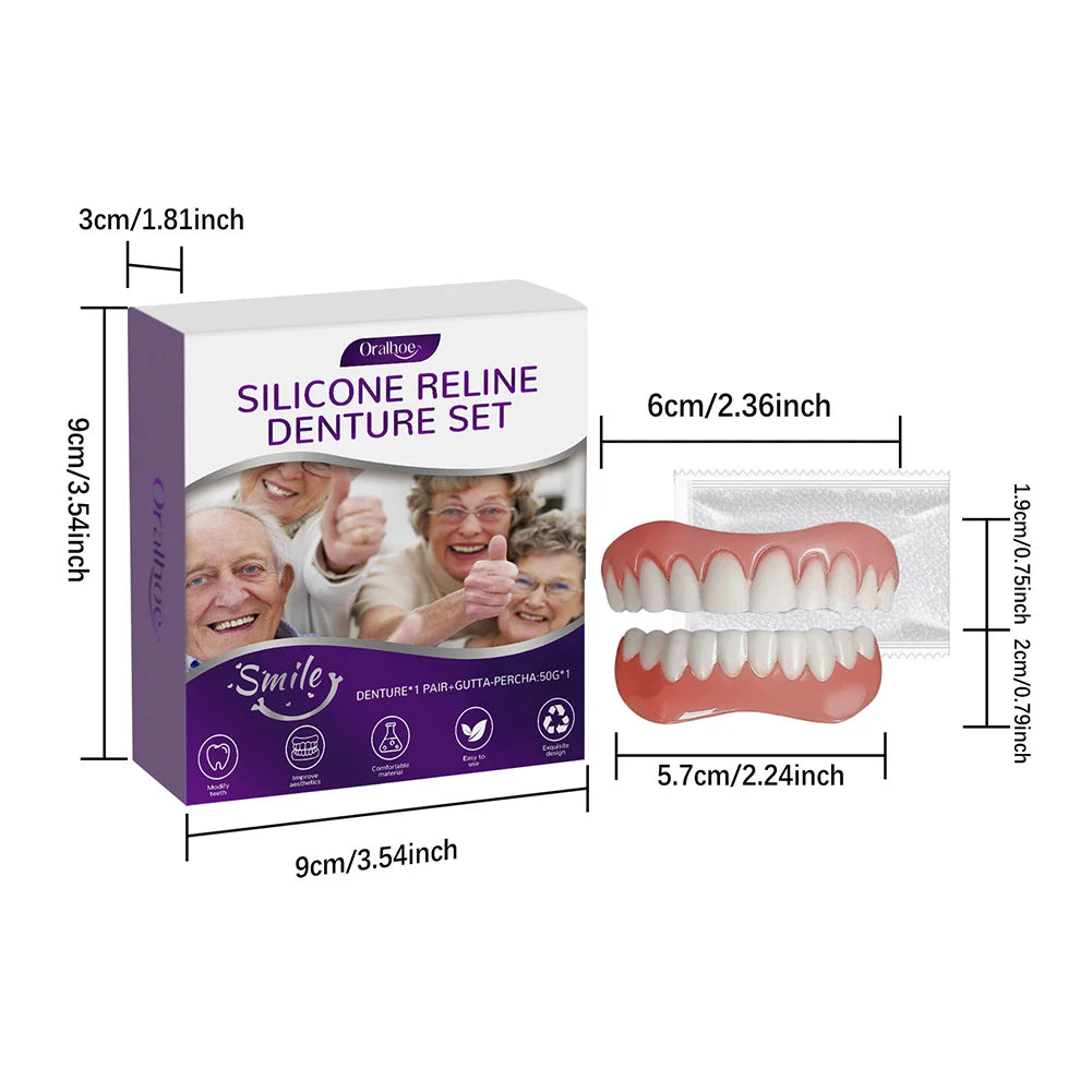 Silicone Denture Reline and Comfort Fit Set - 2