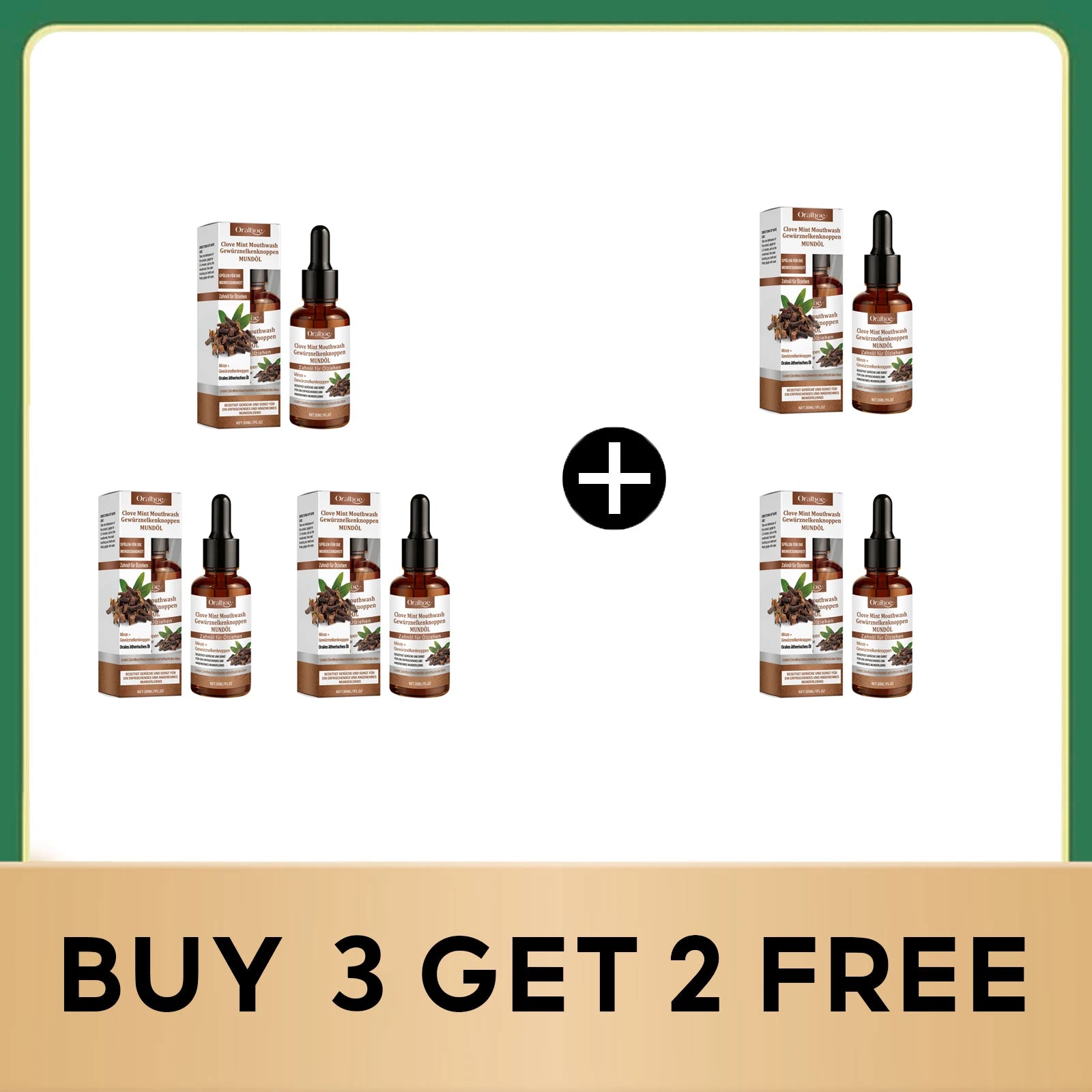 Clove Mint Mouthwash for Bad Breath and Oral Hygiene - 8