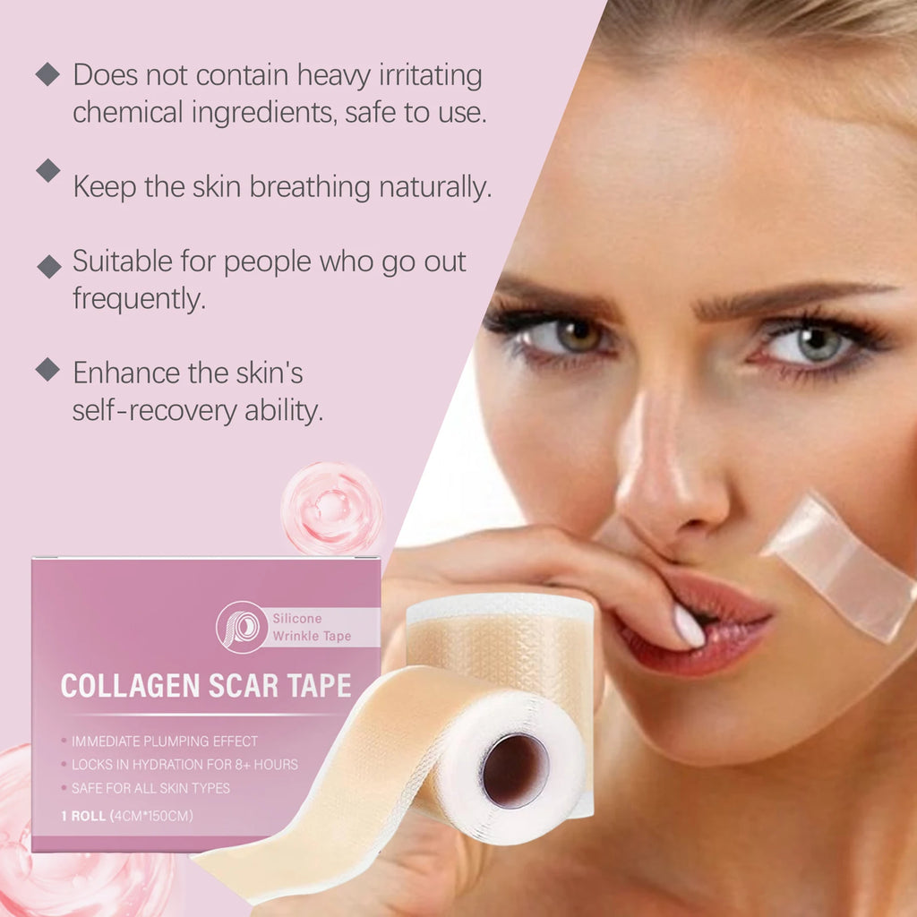 Silicone Collagen Scar Tape for Fine Lines and Wrinkles