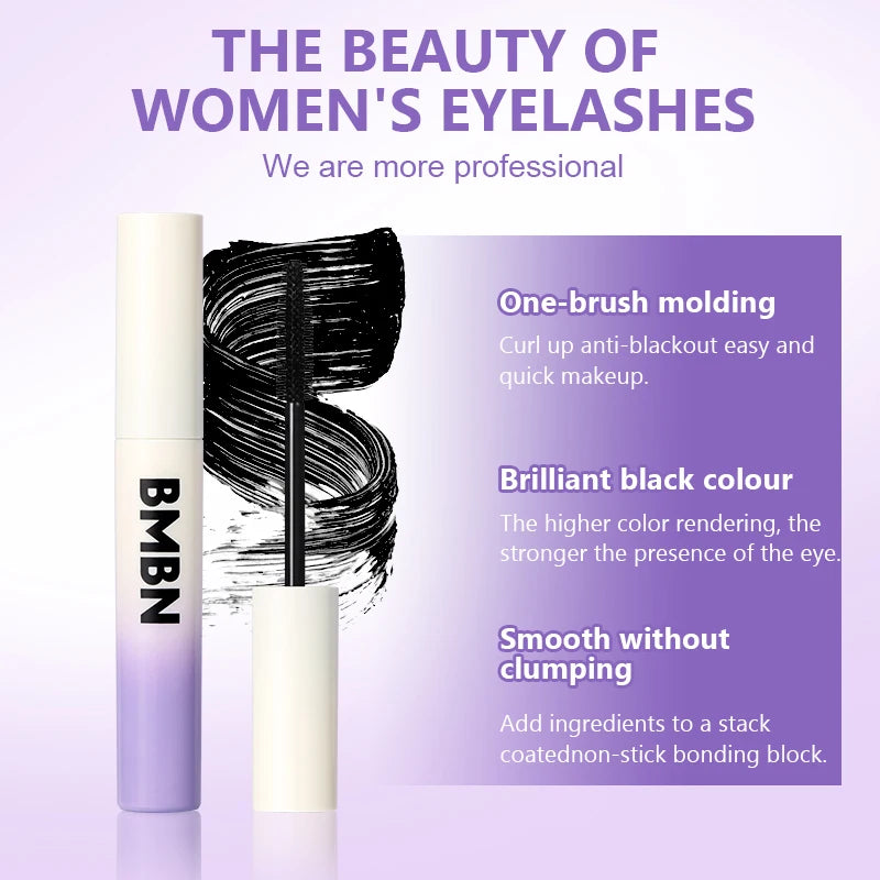 BMBN Waterproof Mascara Long Lasting Smudge Proof Lash Lengthening