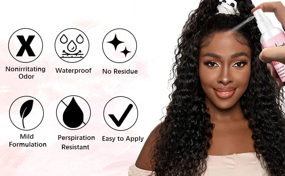 60ml Melting Spray for Lace Front Wigs with Long Lasting Secure Hold - 9