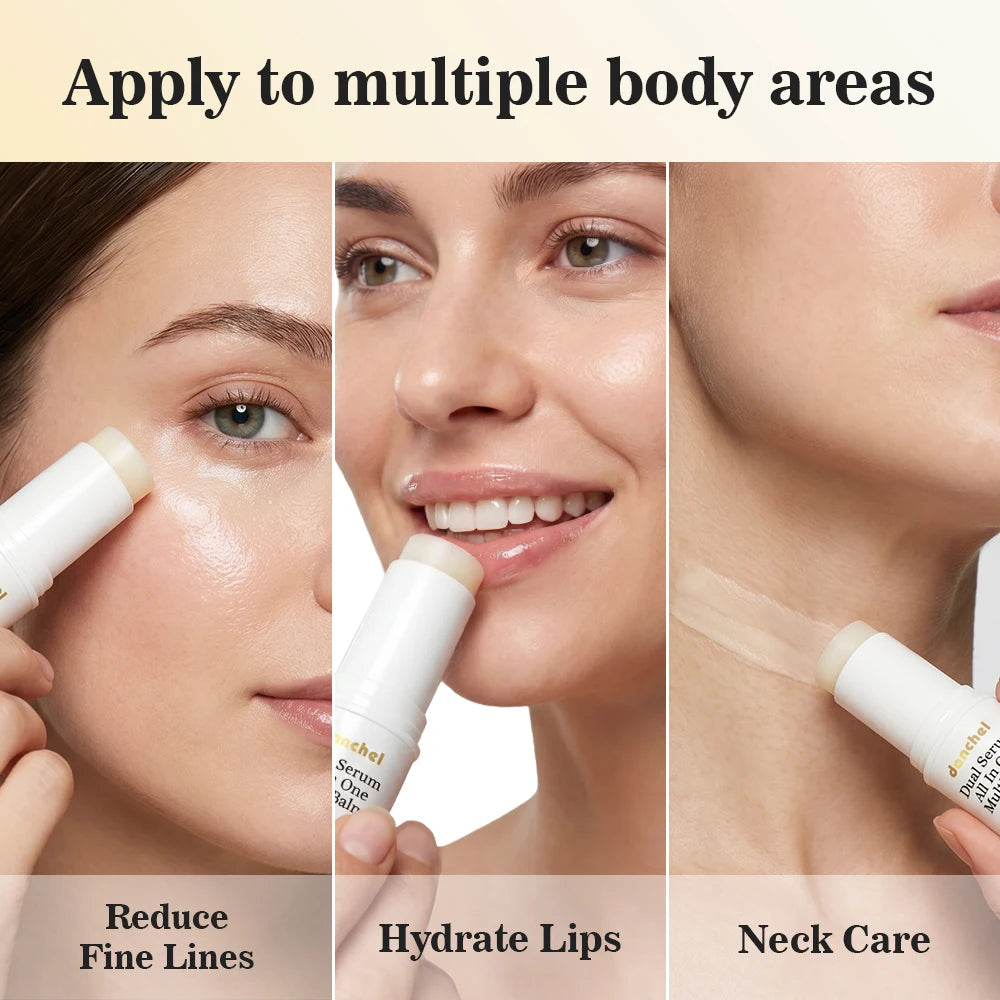 Collagen & Vitamin C Multi-Balm Serum Stick for Radiant Skin