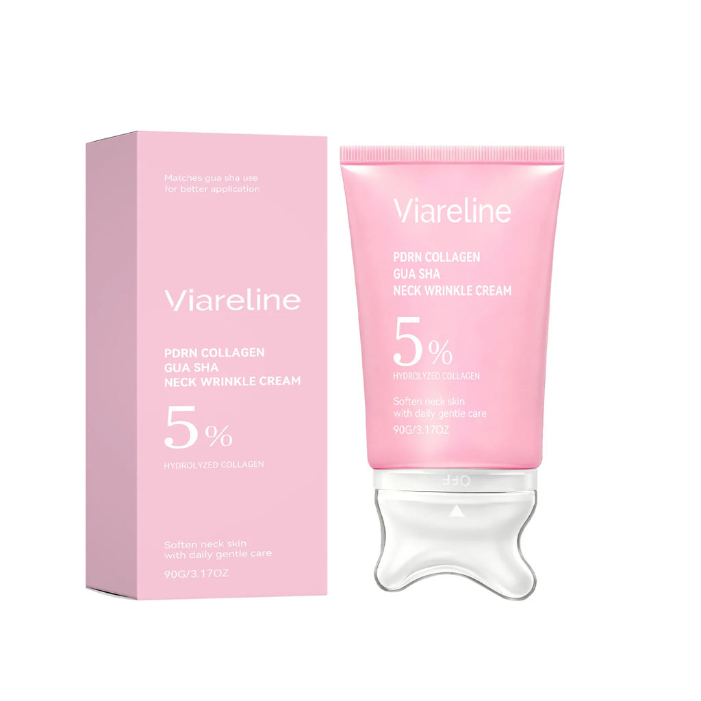 Collagen Firming Neck Cream with Gua Sha Massager