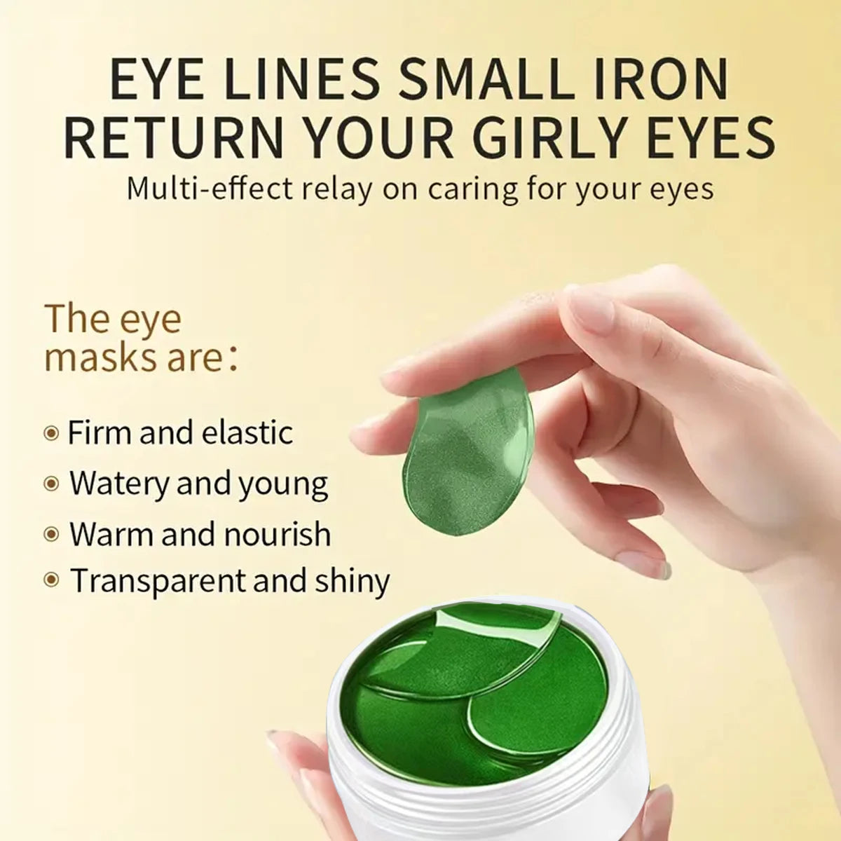 Seaweed Hyaluronic Acid Eye Mask Collagen Dark Circle Treatment Patches - 5