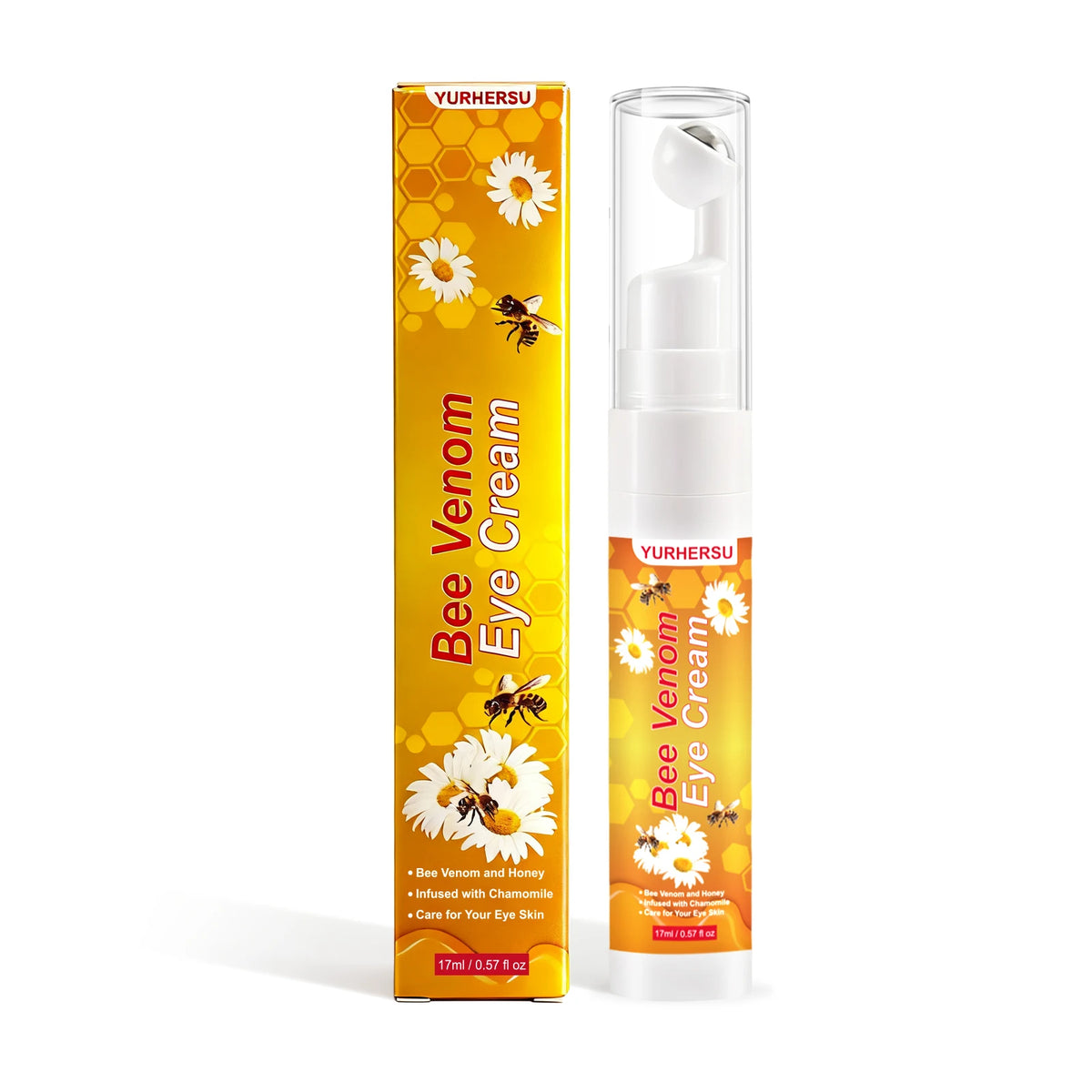 Bee Venom Eye Cream Stick for Dark Circles and Puffiness Treatment