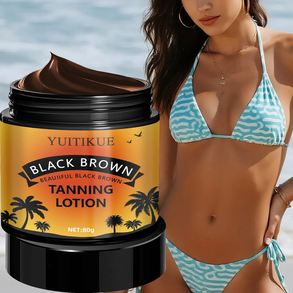 YUITIKUE Sunless Tanning Lotion - Fast Bronzing Moisturizer 80g