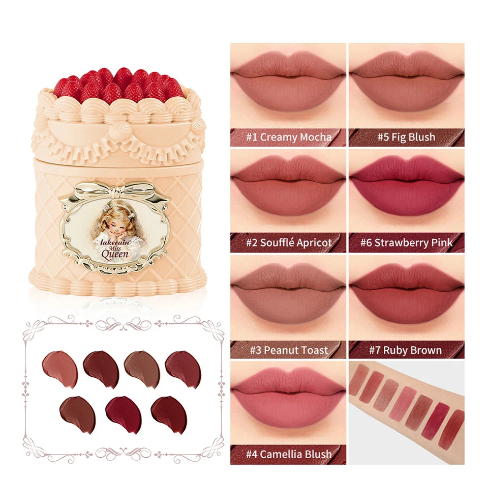 Velvet Matte Strawberry Lip Cream