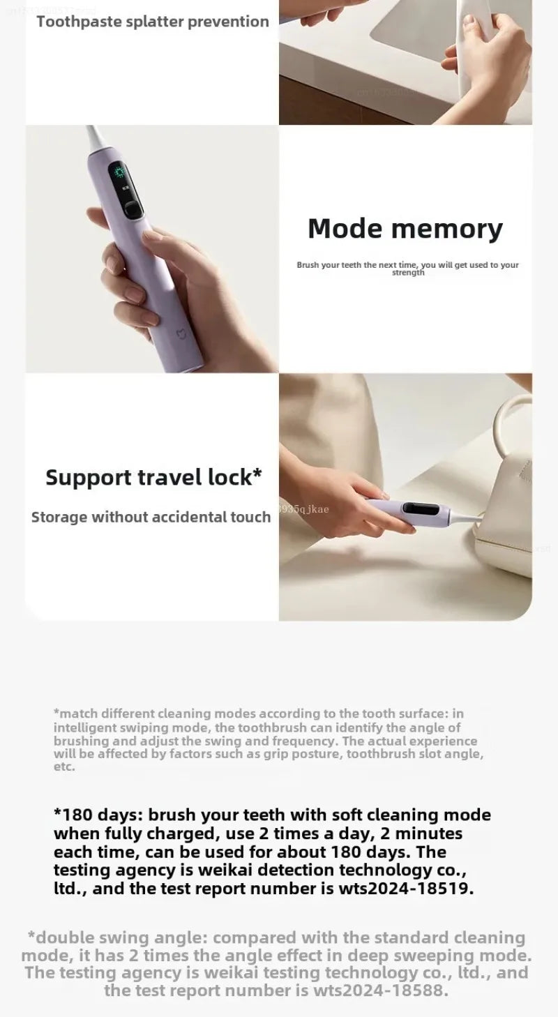 Mijia Sonic Electric Toothbrush Pro Intelligent Rechargeable Toothbrush - 23