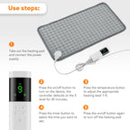 Electric Heating Pad for Back and Neck Pain Relief