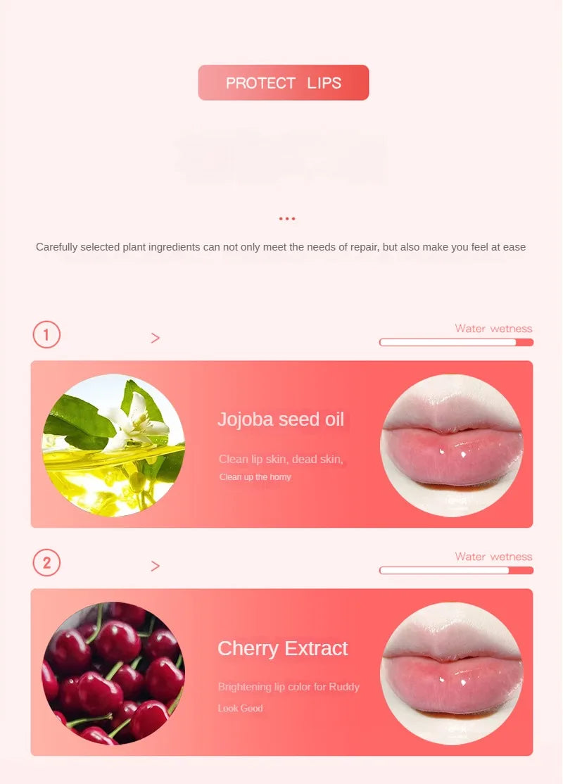 Kiss Pony Cherry Jelly Lip Mask Moisturizing Lip Treatment - 11