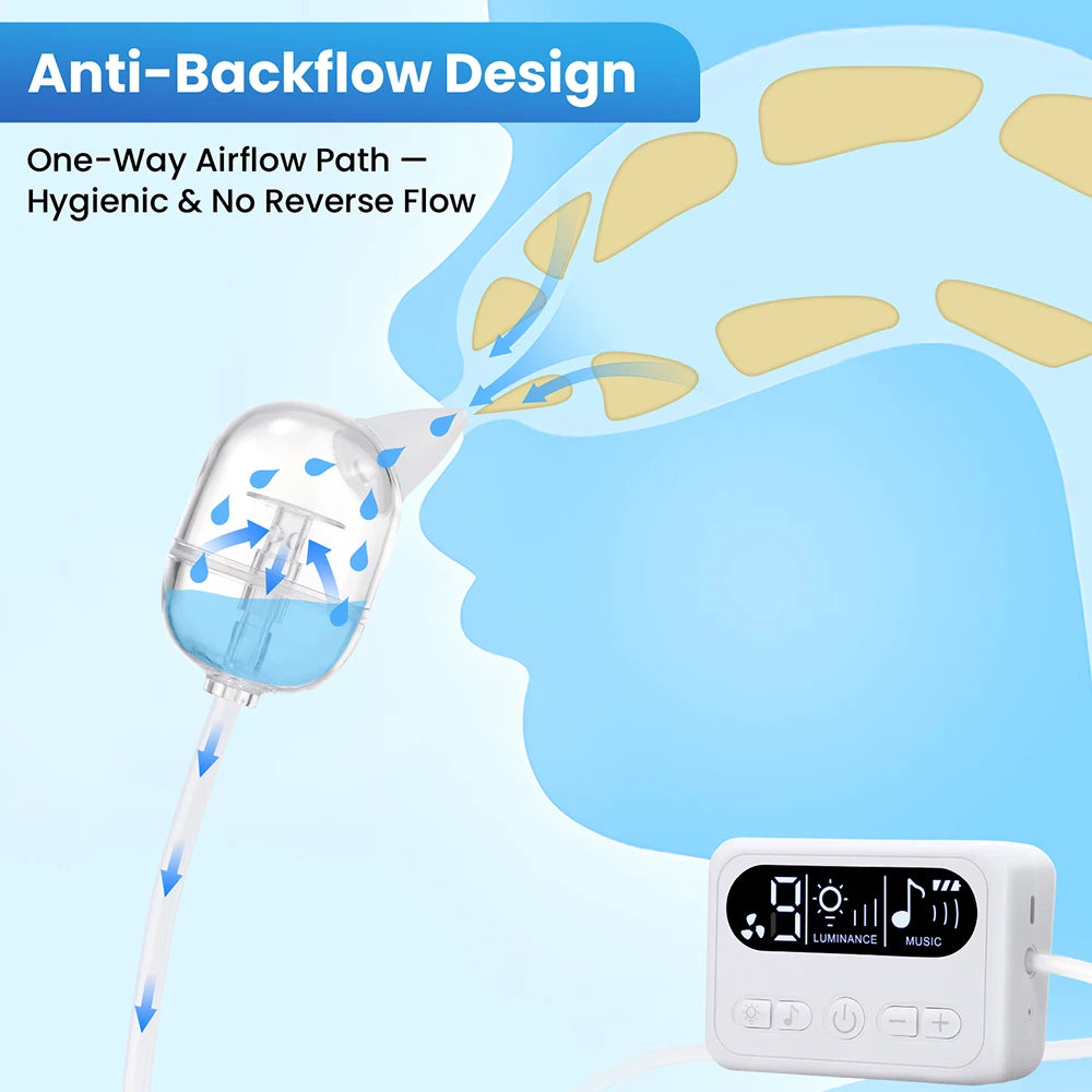 Electric Baby Nasal Aspirator with Music and Gentle Suction - 8