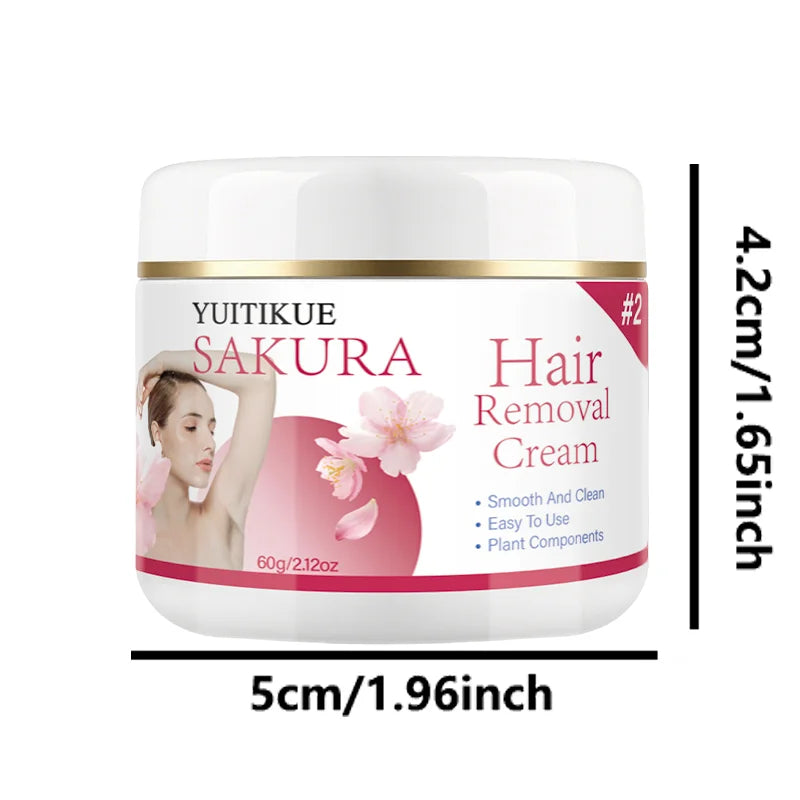 Sakura Plant-Based Hair Removal Cream 60g
