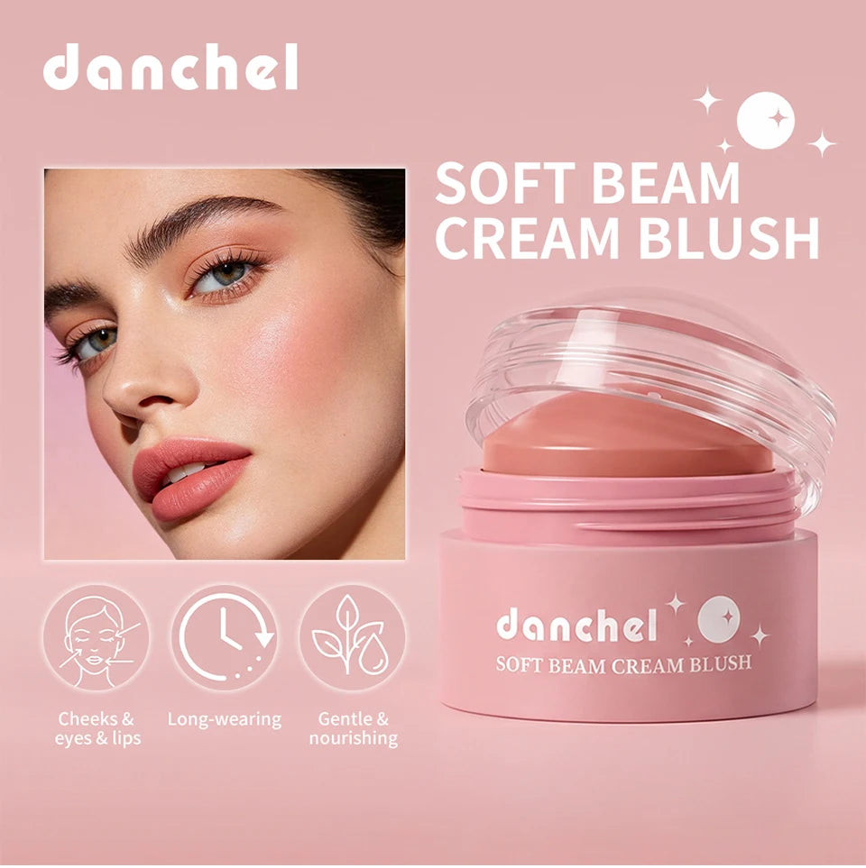 Multi-Use Cream Blush for Cheeks Lips and Eyes - 7