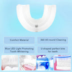 Smart UShape Ultrasonic Electric Toothbrush Rechargeable Whitening Set