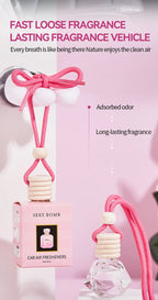 Car Air Freshener Hanging Perfume Diffuser Natural Flower Fragrance