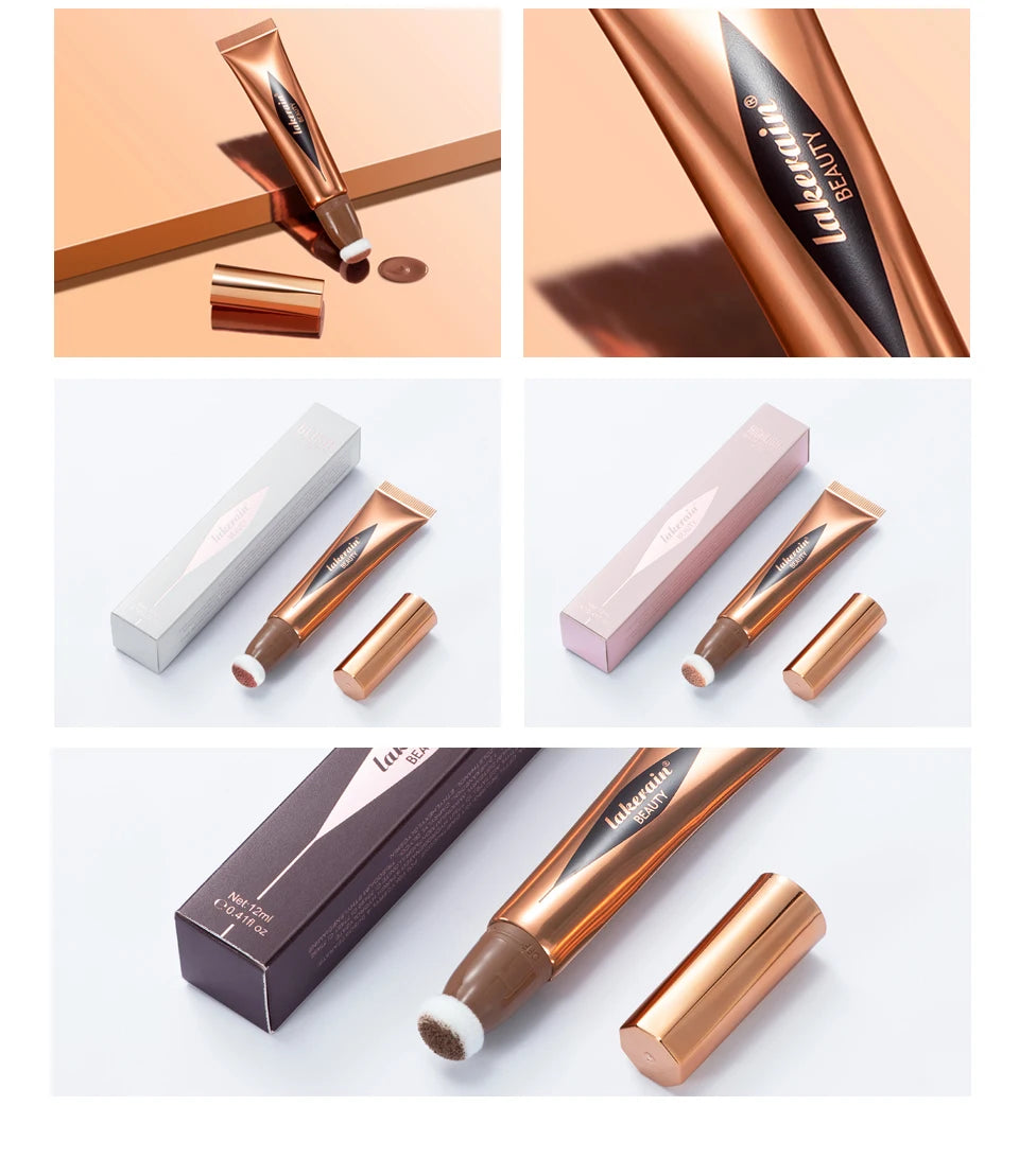 Liquid Face Contour and Highlighter Wand with Cushion Applicator