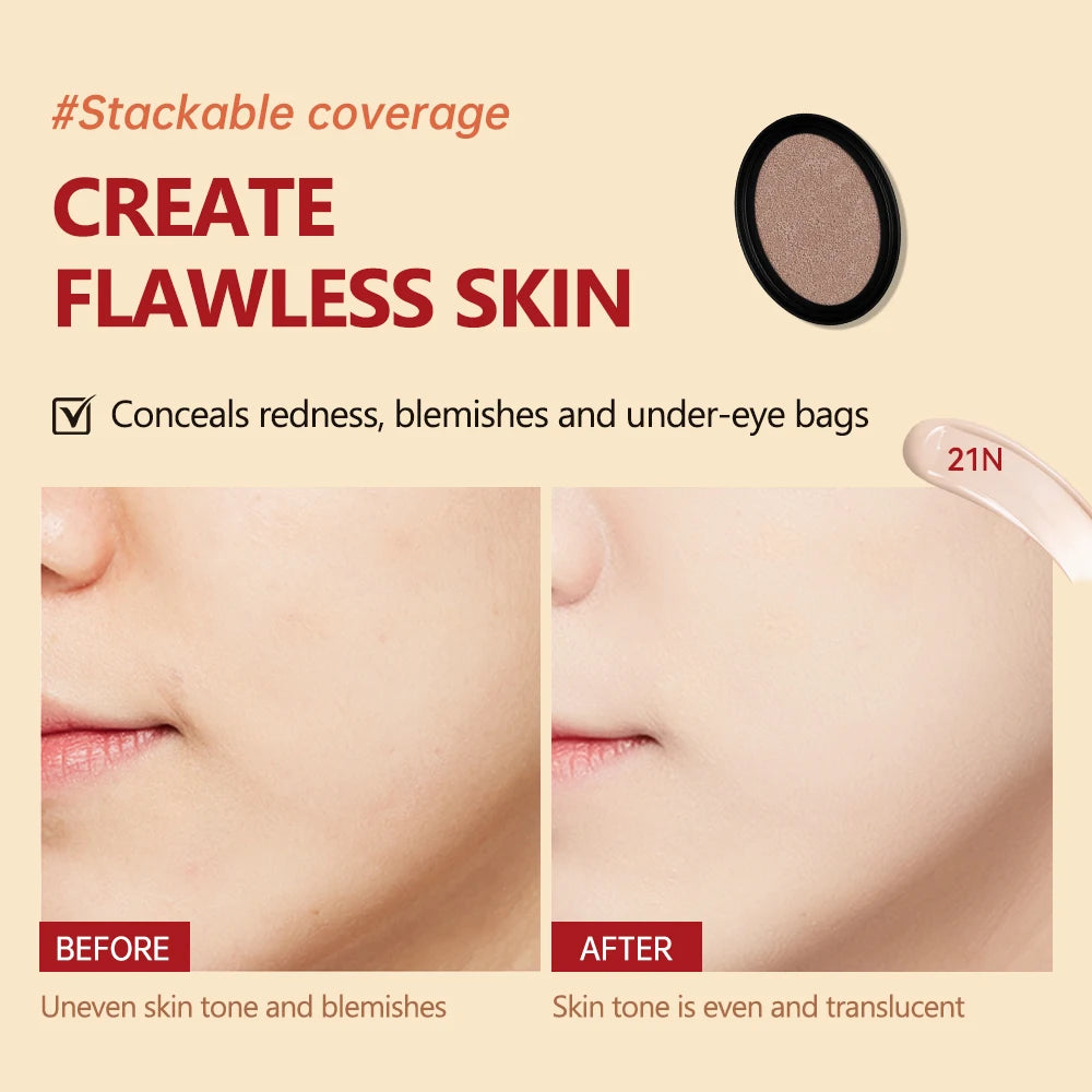 Long-Lasting Waterproof Cushion Foundation Refill - 4