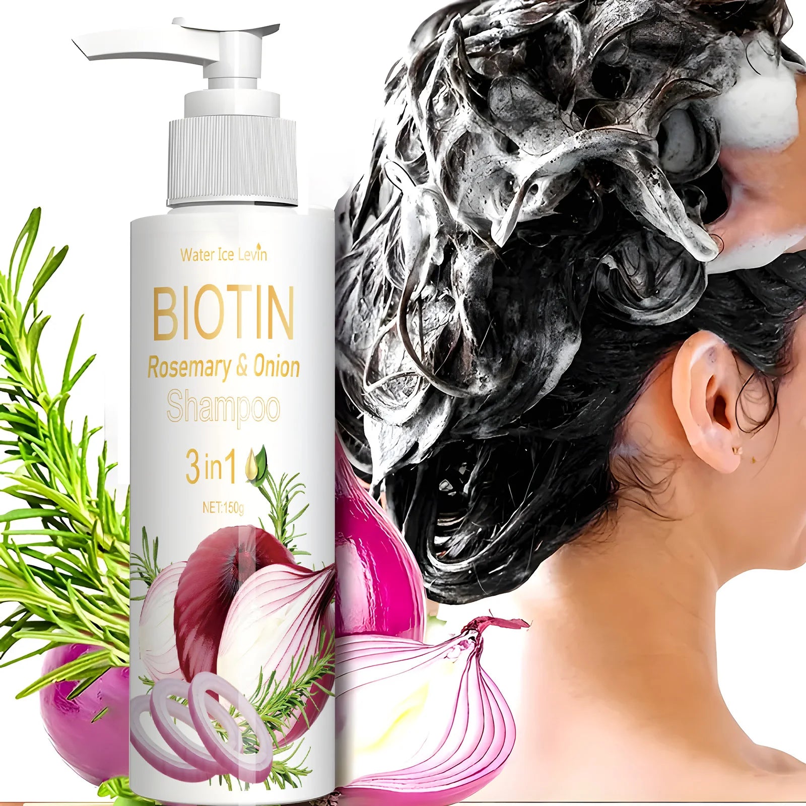 Biotin Rosemary Onion Hair Shampoo 150g