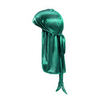 Silk Durag for Men Wave Cap Adjustable Breathable Hair Pirate Hat
