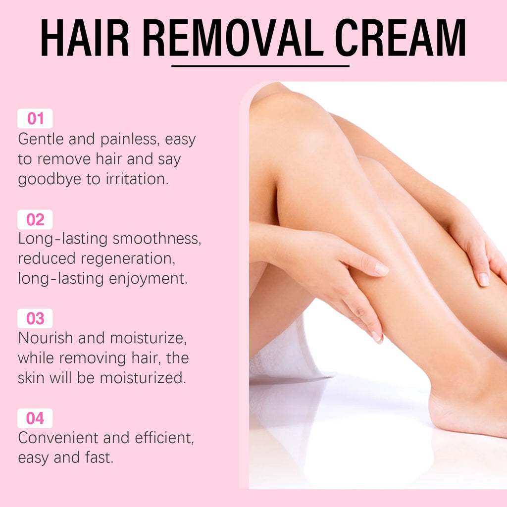 Gentle Hair Removal Cream for Full Body Smooth Skin