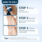 All-Day Invisible Body Deodorant Cream for Odor Control