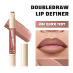2-in-1 Lip Liner and Matte Lipstick for Long-Lasting Wear