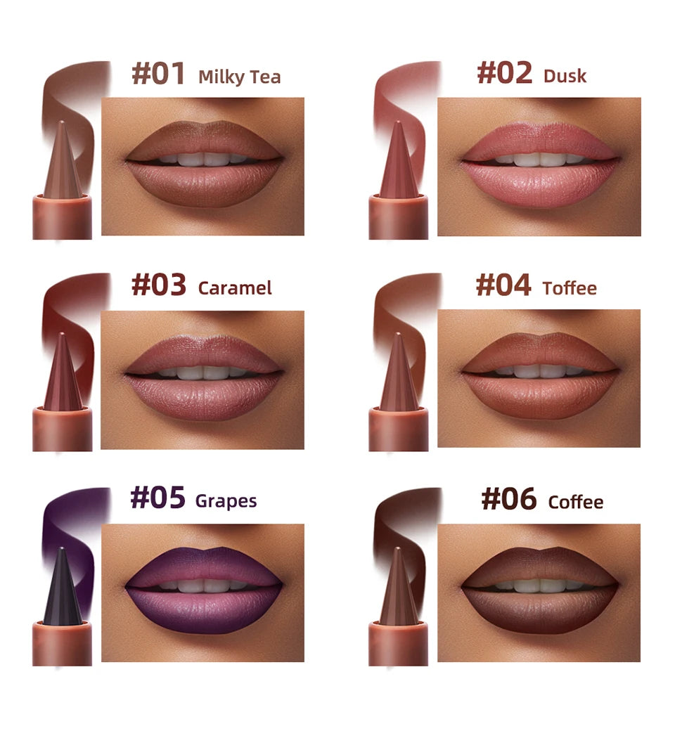 2-in-1 Waterproof Matte Lipstick and Lip Liner
