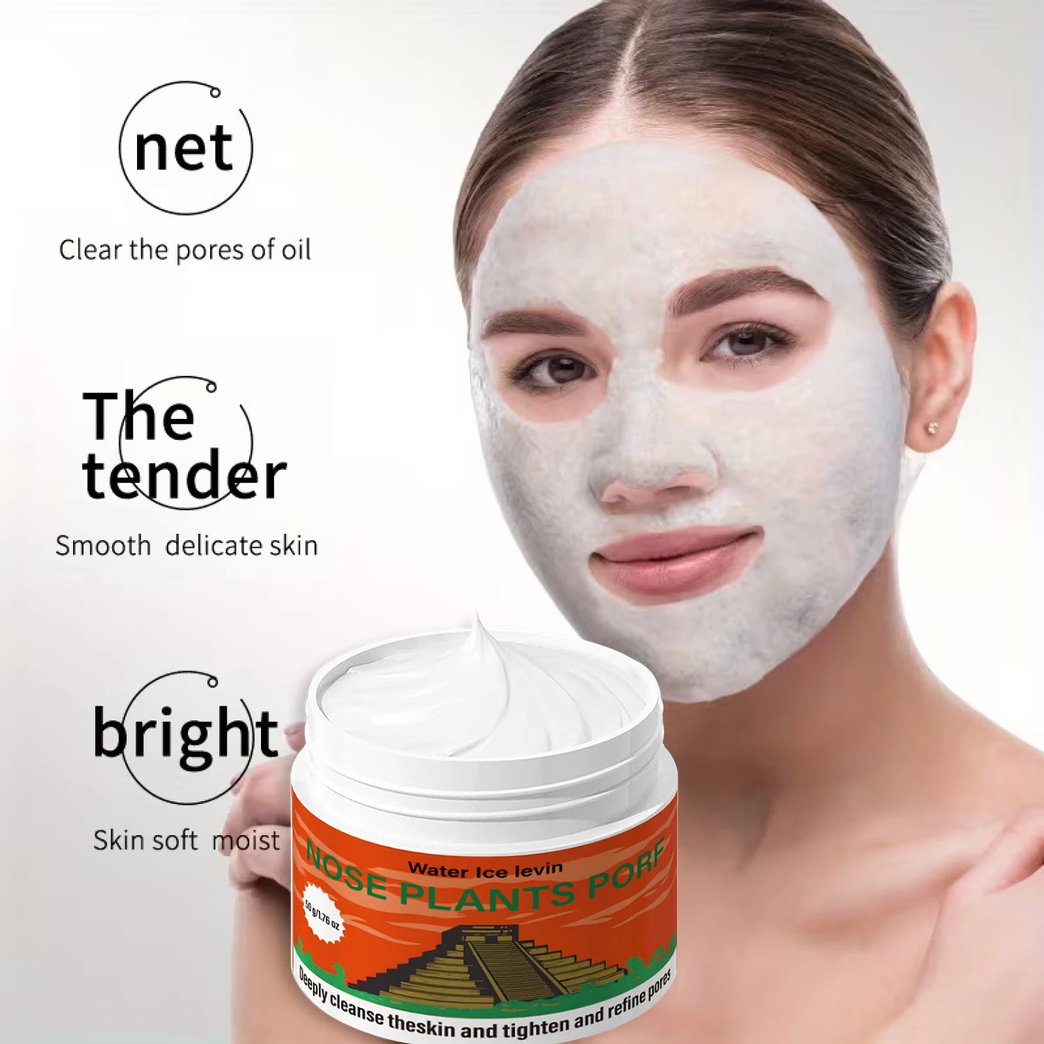 Collagen Honey Pore Refining Mask Set with 60 Nose Strips - 10