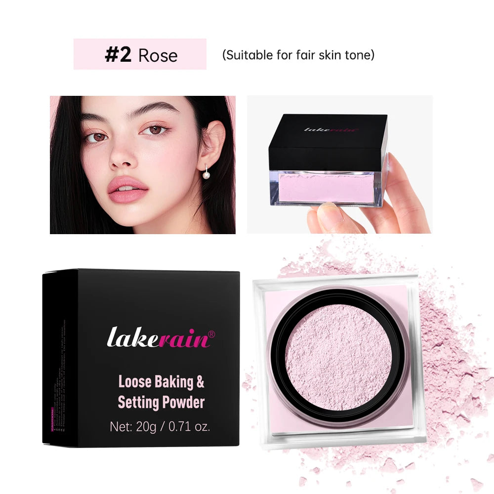 Matte Loose Baking and Setting Powder for Flawless Makeup