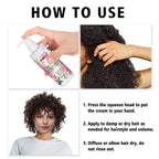 Goiple Chebe Hair Care Set Moisturizing Growth Oil and Curl Cream