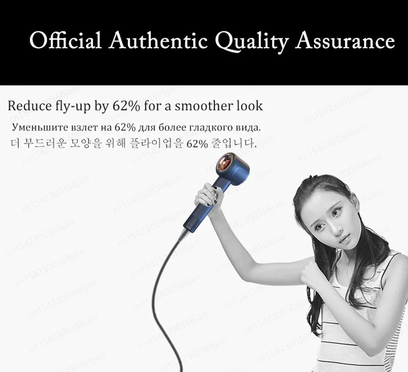 Professional Ionic Hair Dryer 1600W Fast Drying Styling Tool - 10