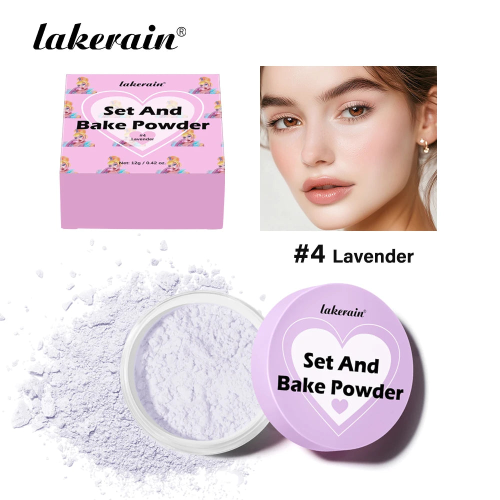 Matte Finish Oil-Control Setting Powder for All Skin Types