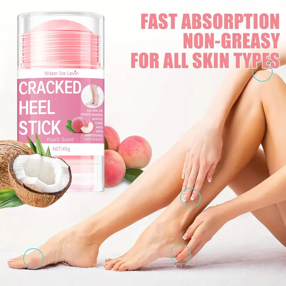 Peach Moisturizing Stick Cracked Heel Repair Cream for Dry Feet