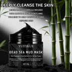 YUITIKUE Bamboo Charcoal Mask 70g Blackhead Remover Pore Cleanser