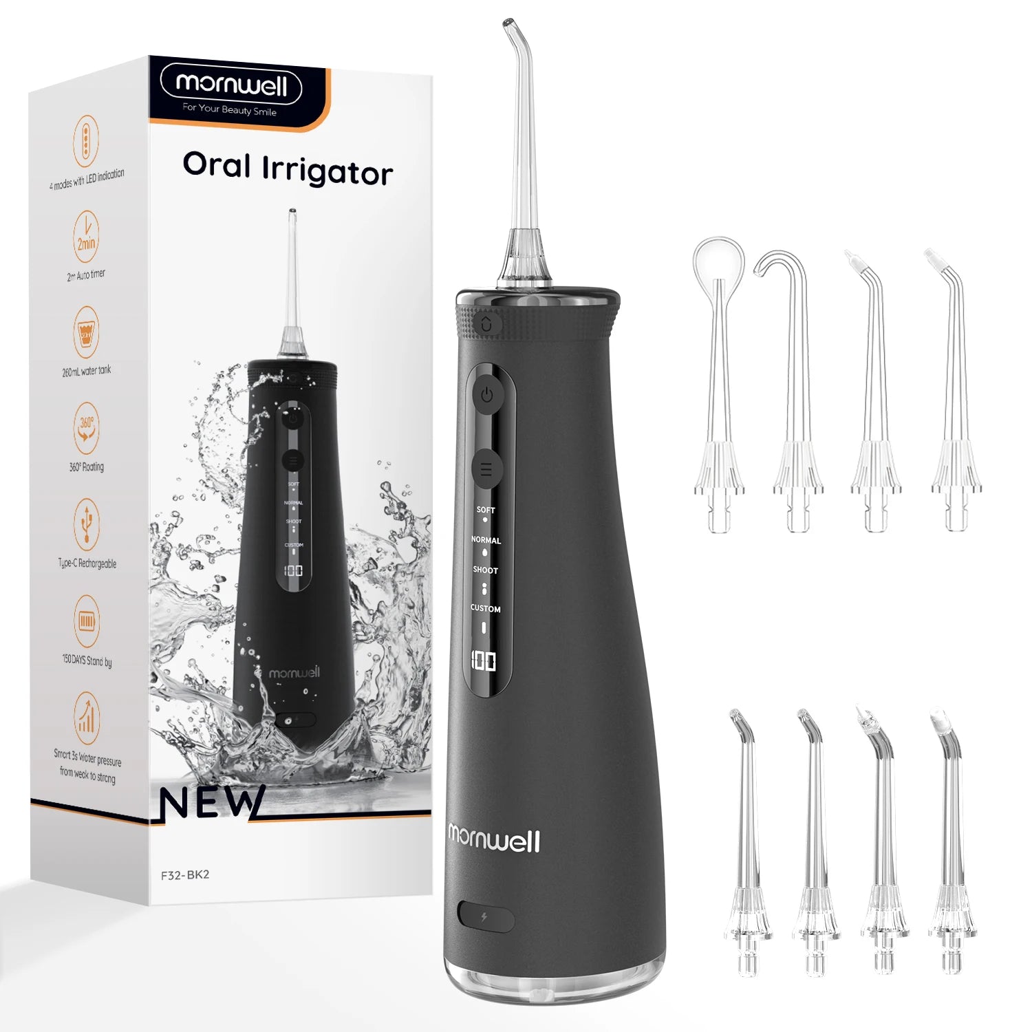 Portable Cordless Water Flosser for Teeth Cleaning and Gum Health - 18