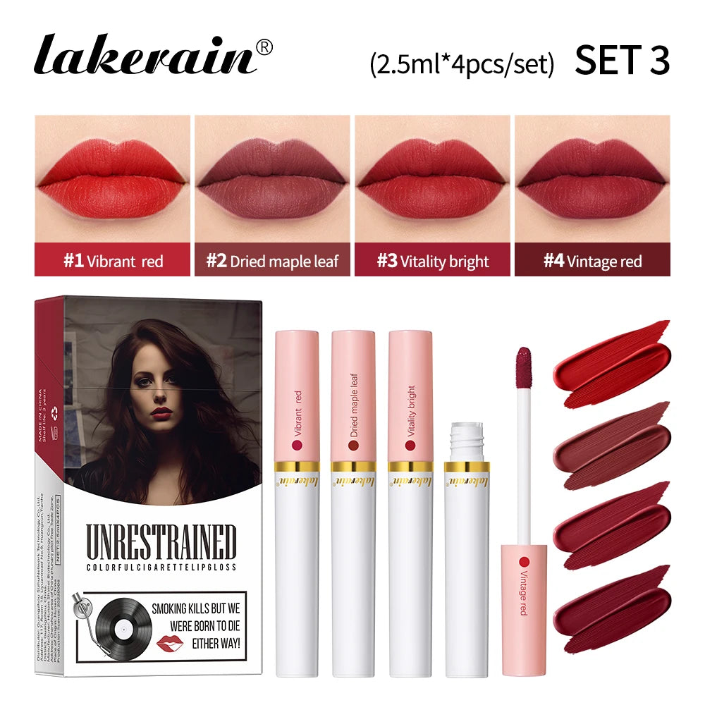 Matte Velvet Cigarette Lip Tint Set