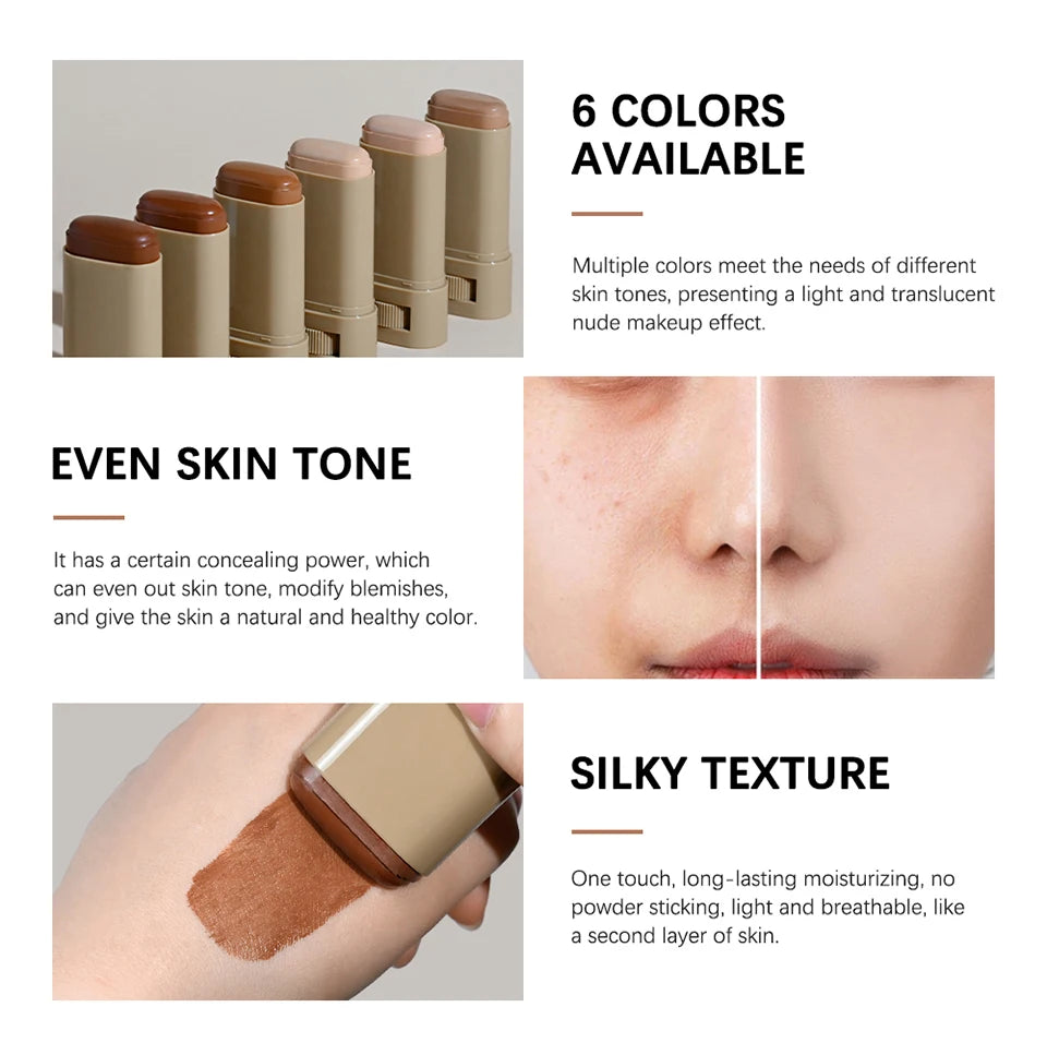 Serum Boosted Skin Tint Foundation Stick for Radiant Glow - 11