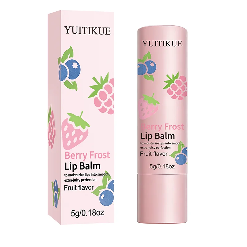 YUITIKUE Berry Frost Lip Balm Moisturizing Fruit Scented Lip Care - 13