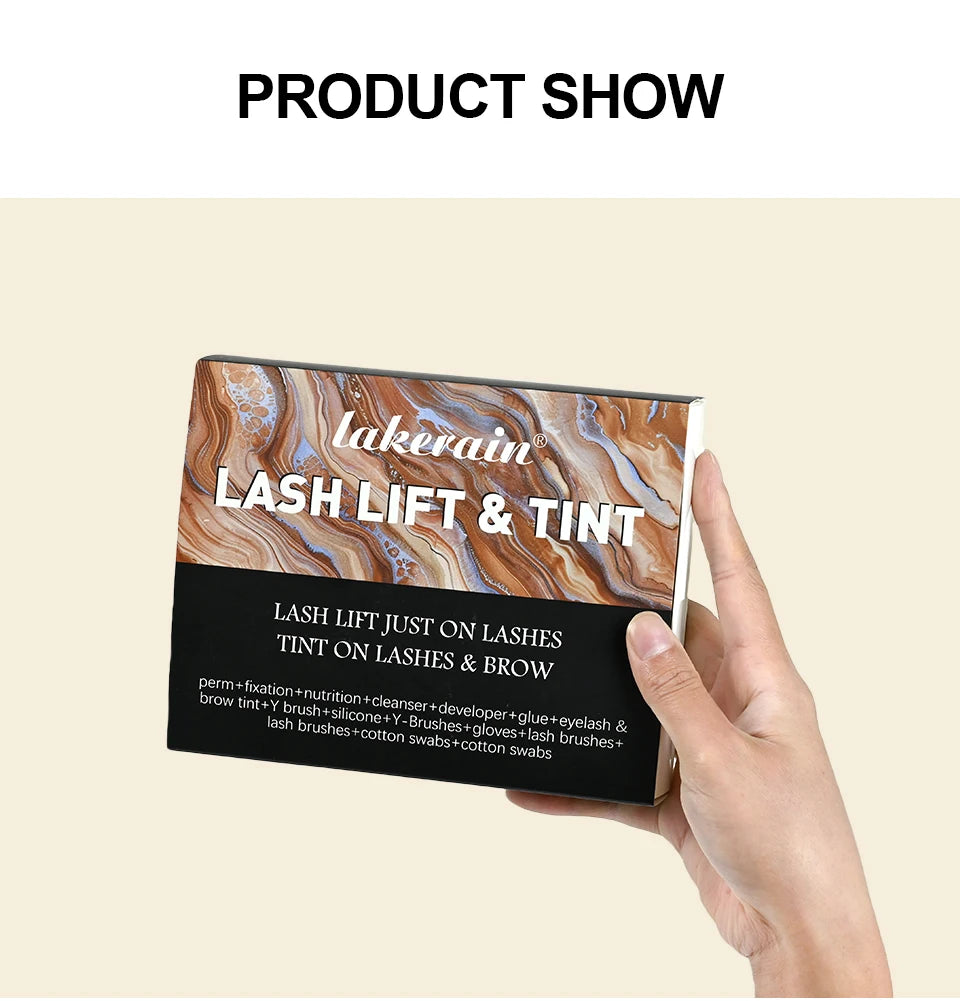 Professional Lash Lift and Eyebrow Tinting Kit