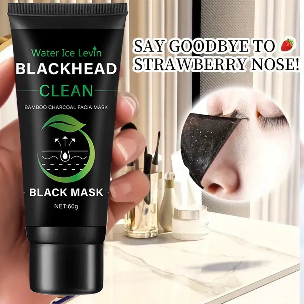 Bamboo Charcoal Blackhead Remover Face Mask Deep Cleansing Peel Off