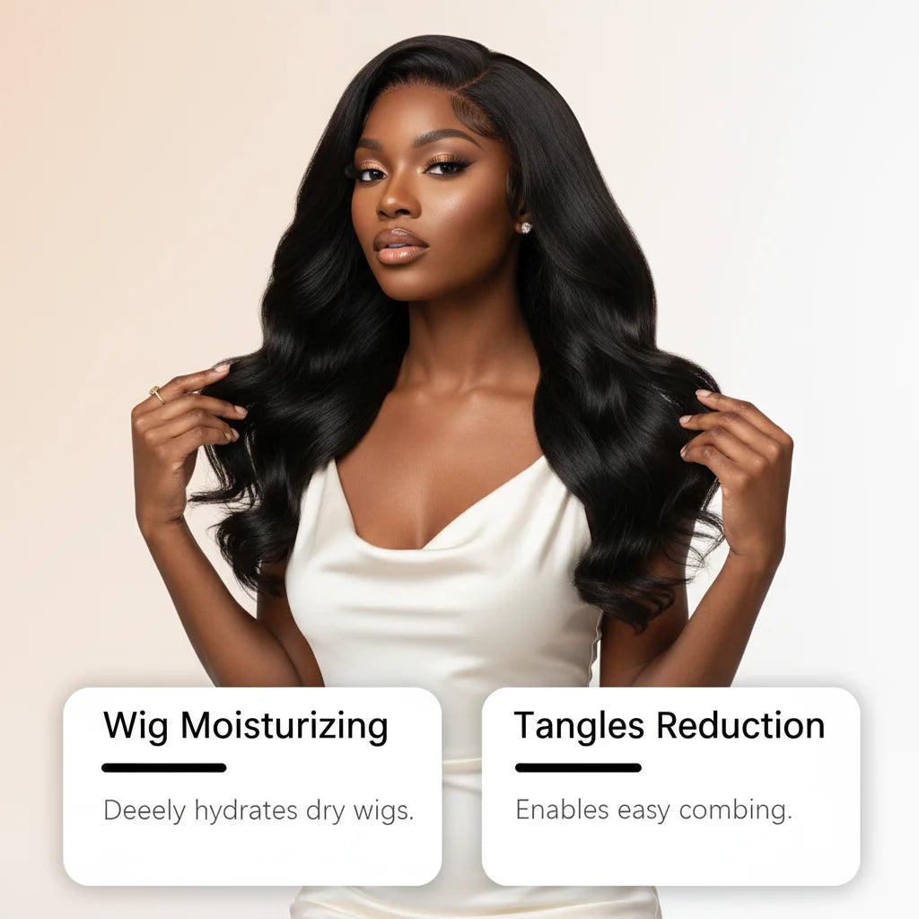 3-in-1 Leave-In Wig Conditioning and Detangling Spray - 8