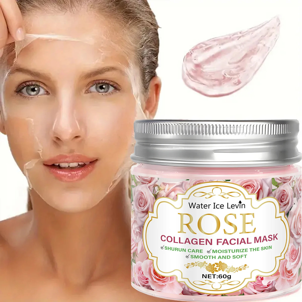 Collagen Jelly Face Mask Hydrating Anti Aging Gel Treatment