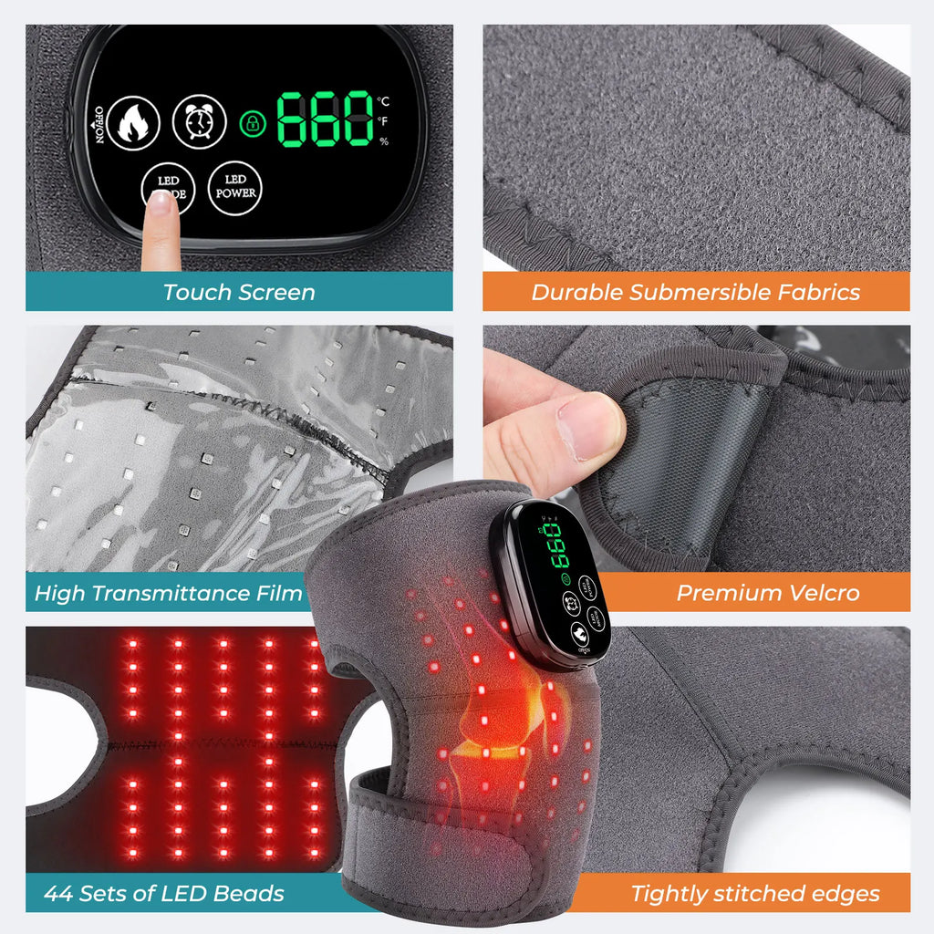 Cordless Heated Knee and Joint Massage Wrap
