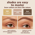 O'CHEAL Three Color Eyebrow Powder Waterproof Makeup Palette