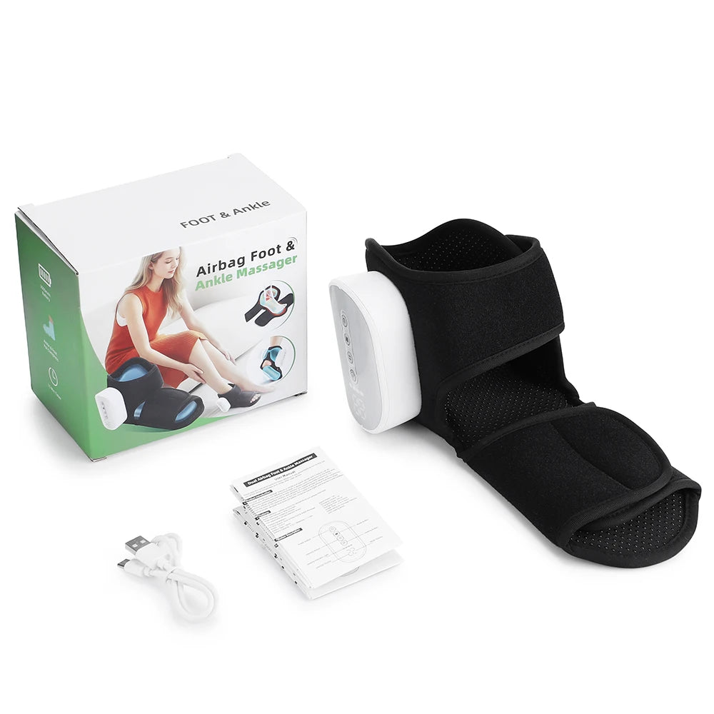 Cordless Heated Foot and Ankle Compression Massager - 18