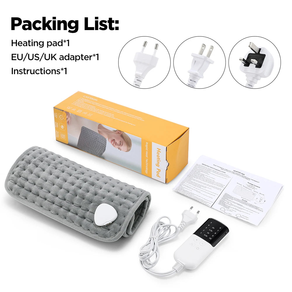 Electric Heating Pad for Pain Relief and Muscle Relaxation - 29