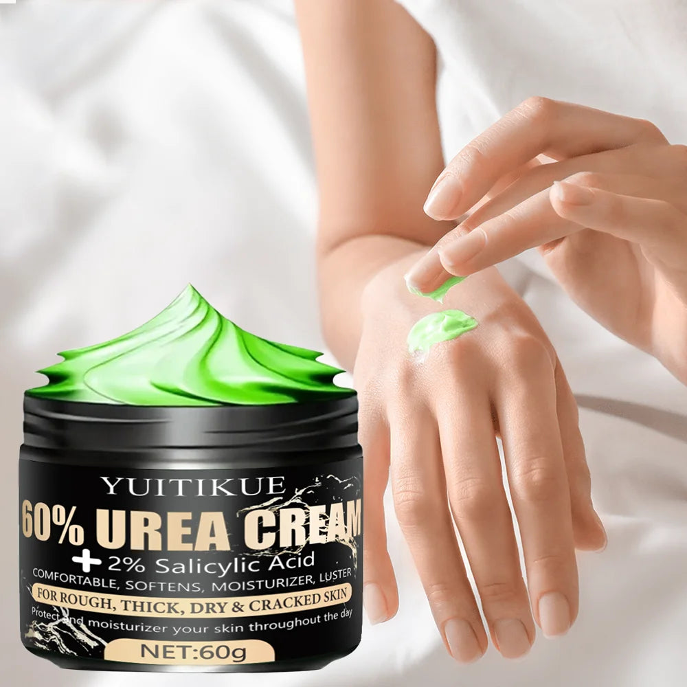 Urea Cream 60g Cracked Heel Repair Moisturizer for Dry Skin Hands Feet