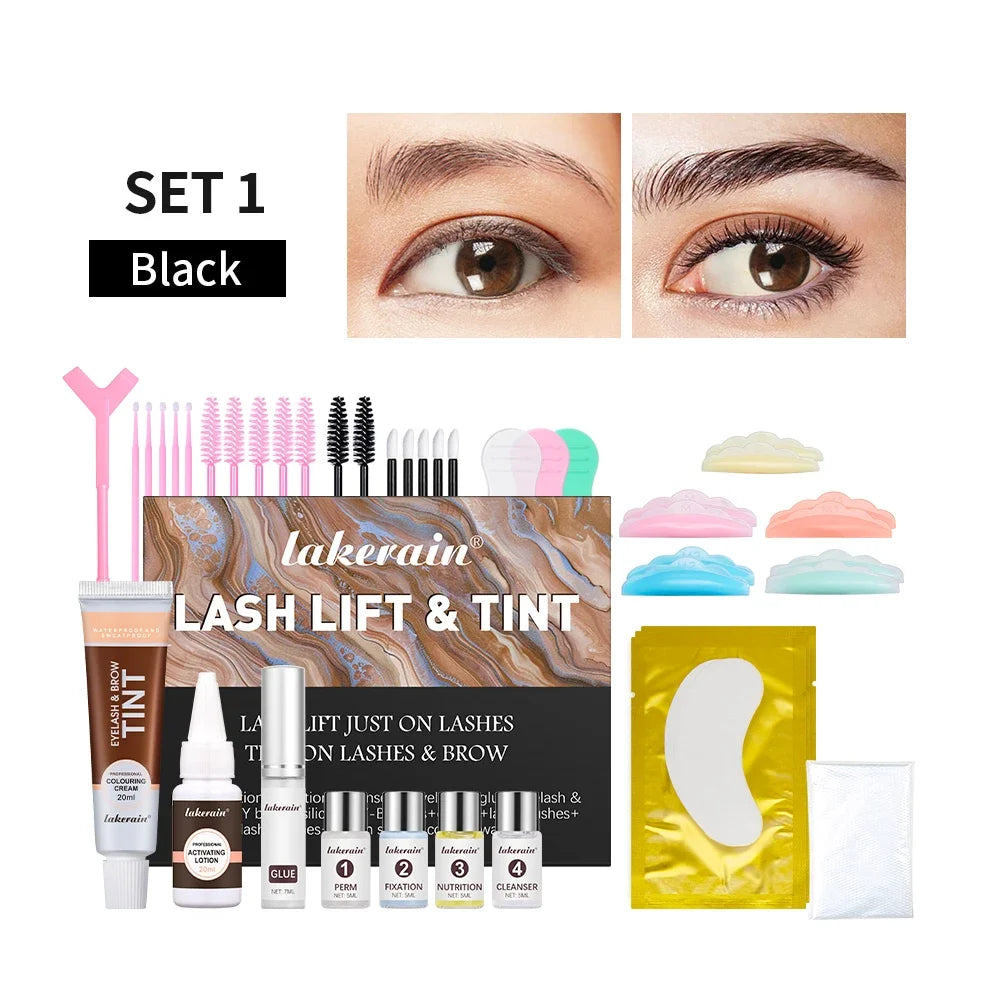 Professional Lash Lift and Eyebrow Tinting Kit